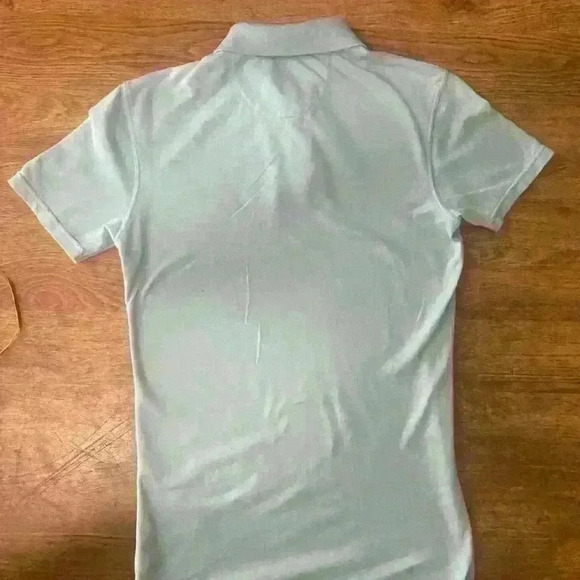 Men's Light Blue Polo Style Short Sleeve Shirt Size Small - True Craft - Picture 5 of 9